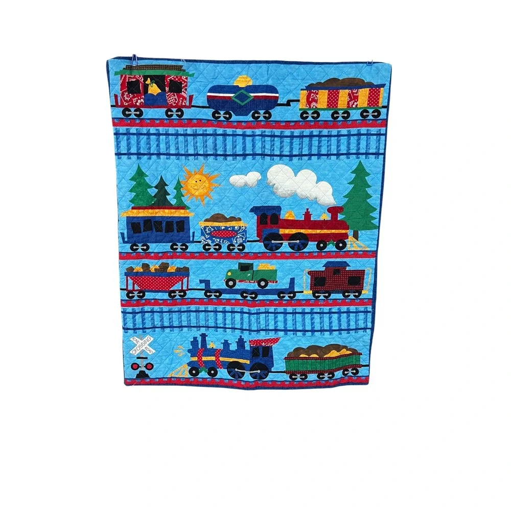 Handmade colorful train